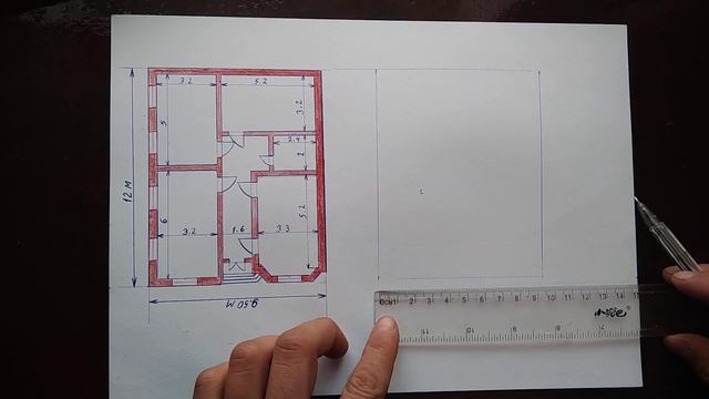 Уй проекти 9.5×12. Uy Chizmasi 12×9.5