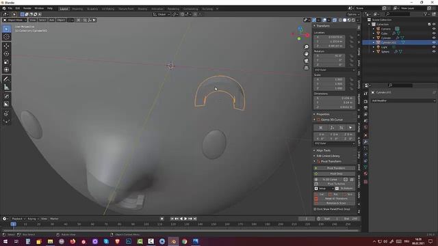 21. Blender 2.91. Character Tutorial. Head смотреть онлайн