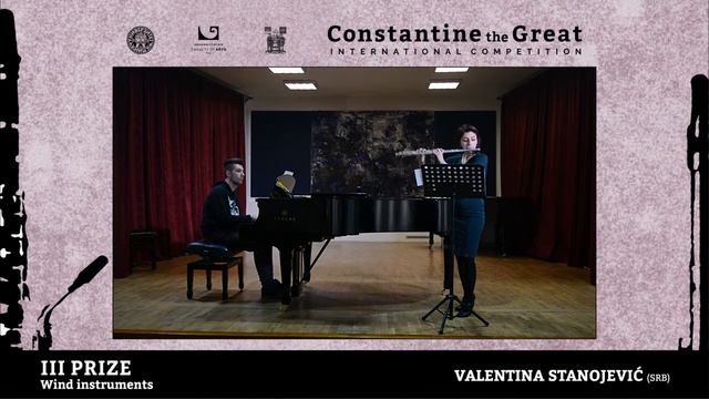 Valentina Stanojević / III prize - Wind instruments смотреть онлайн