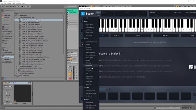 Scaler 2 Tutorial | Using Internal Sounds with External MIDI Clips | Scaler as an Instrument смотреть онлайн