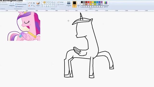 как нарисовать принцессу каденц ) смотреть онлайн