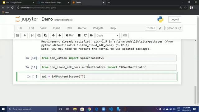 IBM Watson Speech to Text in Python | Convert a speech into text in Python смотреть онлайн