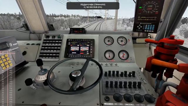 #RTRainsim! Пассажирским поездом ЭП1 и ЭП20. Карта: Павловск смотреть онлайн