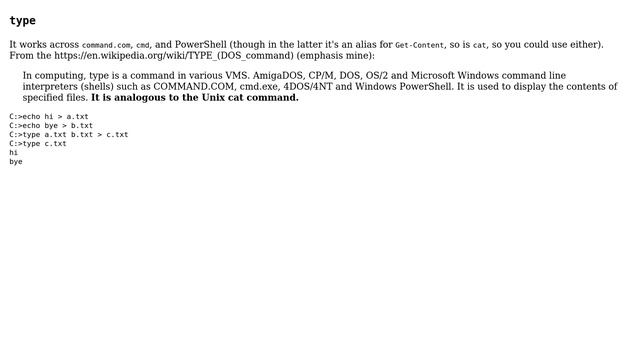 What is the Windows equivalent of the Unix command cat? (3 Solutions!!) смотреть онлайн