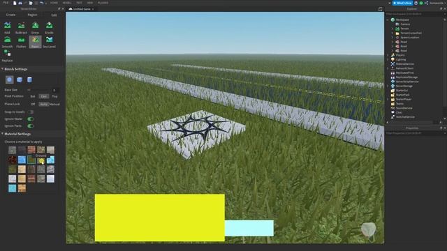 How to remove grass sticking through parts Roblox Studio смотреть онлайн