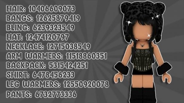 12 black/y2k/emo roblox outfits || codes & links ♡