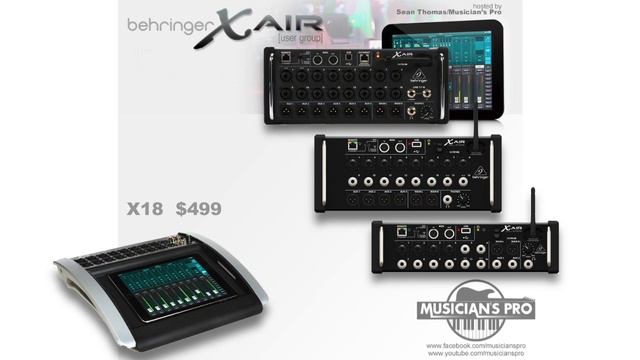 NEW Lower Prices - BEHRINGER X-Air XR18 XR16 XR12 X18 Digital Mixers