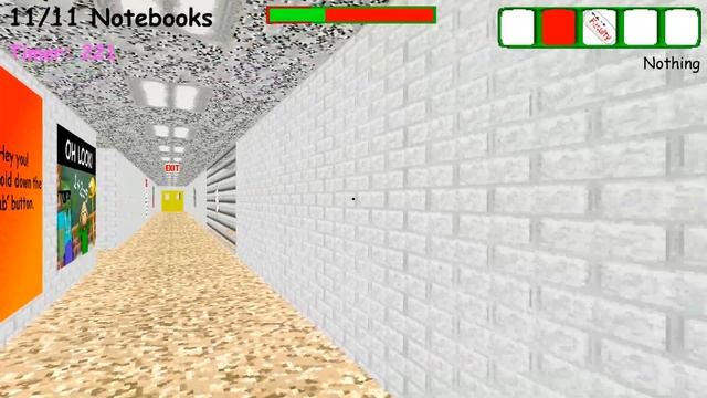 ALL ENDINGS | BBRMS 3: The Master school - Baldi's Basics Mod смотреть онлайн