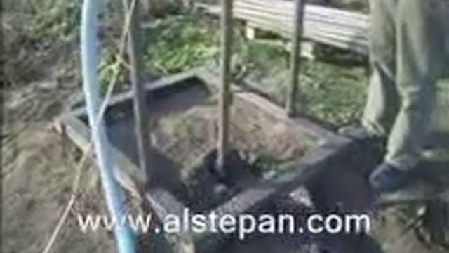 Малогабаритная буровая установка. Бурение скважины.wmv смотреть онлайн