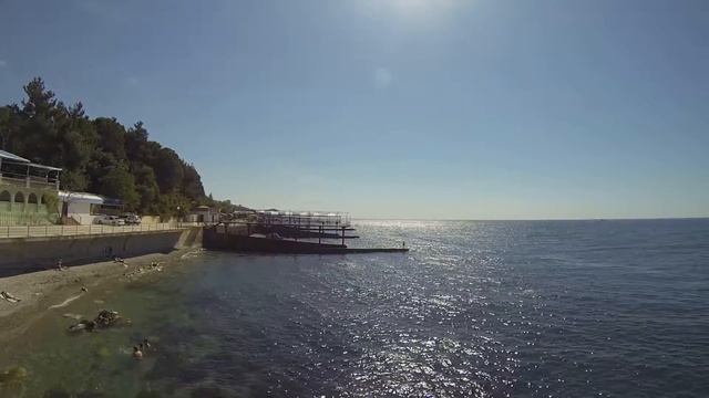 Пляж санатория Ай-Петри и ближайший к нему