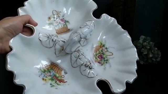 Музейные экспонаты. Сервизы , трио чайные, блюда, немецкий антикварный фарфор. Барахолка смотреть онлайн