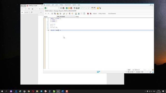 ABAP SAP урок 1 упрощенный смотреть онлайн
