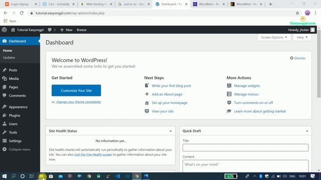 How to Create eCommerce Website with WordPress Woodmart Theme - ONLINE STORE 2020 Part-1 in Hindi смотреть онлайн
