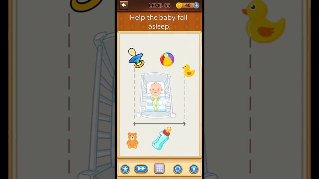 Brain test tricky puzzle game brain out 2020 level 55 Gameplay walkthrough смотреть онлайн