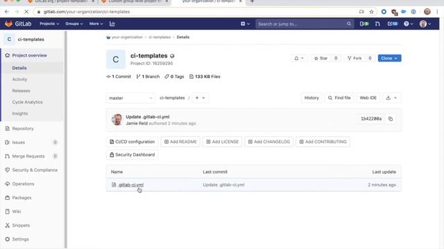 Setting Up GitLab CI: Group level Project Templates and CI Includes смотреть онлайн