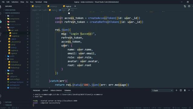 Next.js + MongoDB | Build a E-commerce #03 Login смотреть онлайн