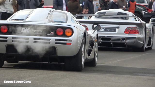Mercedes Benz CLK GTR On Track! Fast Accelerations And Flybys!