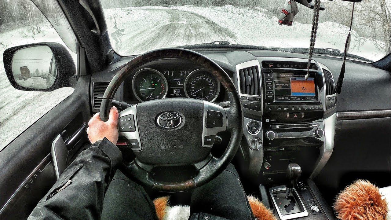 2012 TOYOTA Land Cruiser 4.5 AT - POV TEST DRIVE смотреть онлайн
