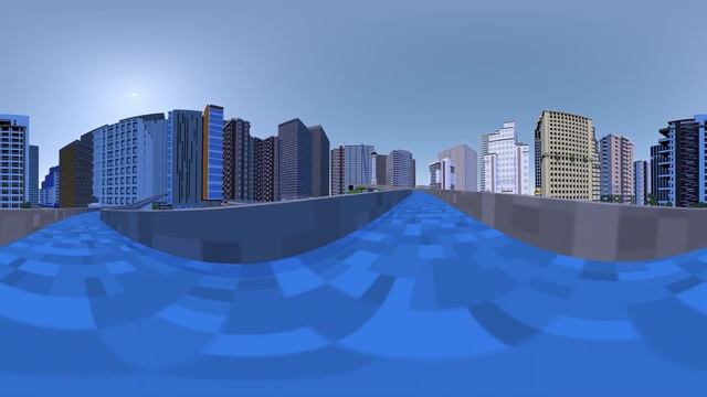 360 Video - WORLDS LARGEST Minecraft Waterslide in 360 animation! (Minecraft 360 VR) смотреть онлайн