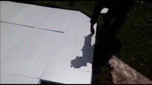 ПОДГОТОВКА ОСНОВАНИЯ ПОД КАРКАСНЫЙ БАССЕЙН BESTWAY НА НЕРОВНОМ УЧАСТКЕ