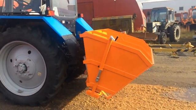 Навесной вибрационный пескоразбрасыватель для тракторов смотреть онлайн