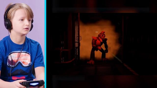 Kids Play Five Nights At Freddy's: Security Breach | Kids REACT смотреть онлайн