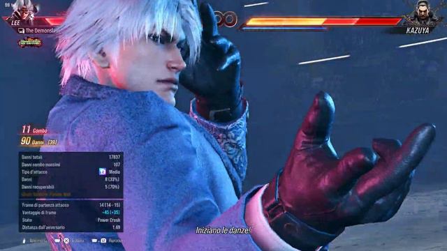 Tekken 8 Lee Blazing Kick Combo 109 DMG Heat+Rage Art смотреть онлайн