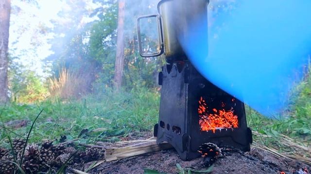 Рецепт в поход для котелка 0,7 и Печки Щепочницы.