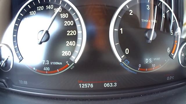 2013 BMW 520d F11 (184hp) Autobahn-Test