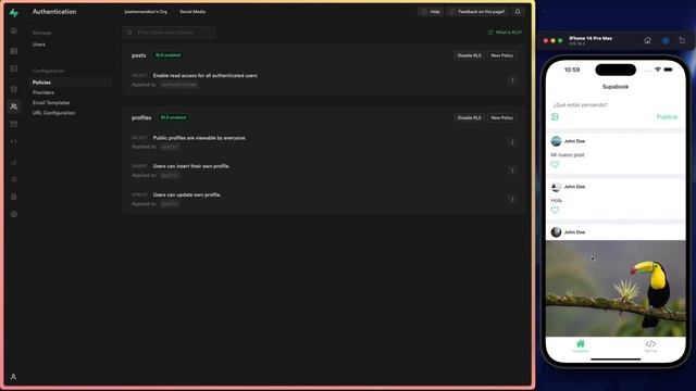 Tutorial de React Native y Supabase #8 | Row Level Security смотреть онлайн
