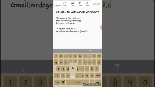 Free roblox and gmail account!!! смотреть онлайн