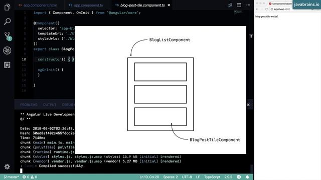 Angular Components In Depth 3 - Creating Components and adding Bootstrap смотреть онлайн