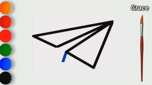 CÓMO DIBUJAR UN AVIÓN DE PAPEL смотреть онлайн