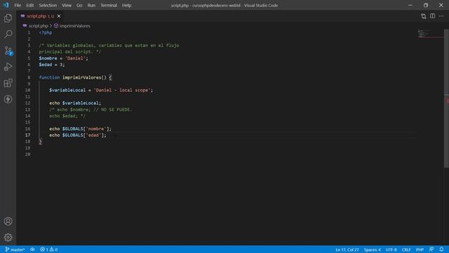 Sintáxis PHP | Global Scope en PHP - $GLOBALS ¡TIENES QUE APRENDER ESTO! смотреть онлайн