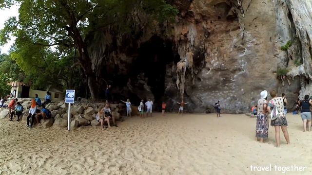 Краби (Ао Нанг). Пляжи Рейли и Пра Нанг, Таиланд смотреть онлайн