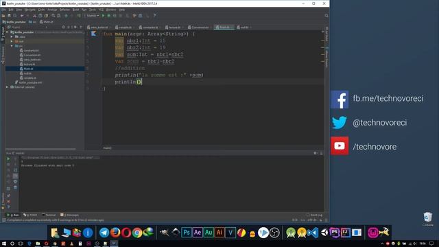 Apprendre la programmation avec kotlin 07 Operation Math смотреть онлайн
