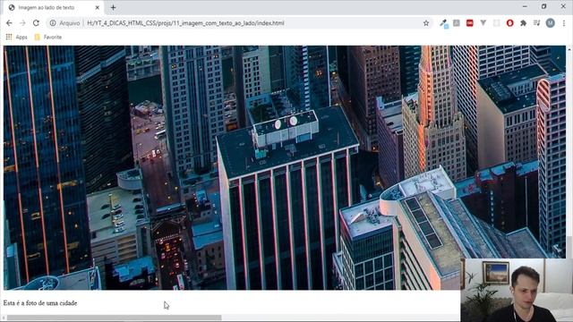 Como colocar uma imagem ao lado do texto (HTML e CSS) смотреть онлайн