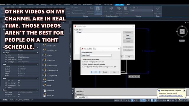 AutoCAD Window Dynamic Block with XY Parameter смотреть онлайн