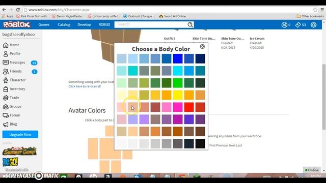 How to Add Speed to Giving Your Avatar Skin Tones ROBLOX 2015 смотреть онлайн