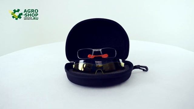 Очки солнцезащитные BRENDA с пятью сменными линзами, жесткий чехол, L002 C1 clear grey/black #Short смотреть онлайн