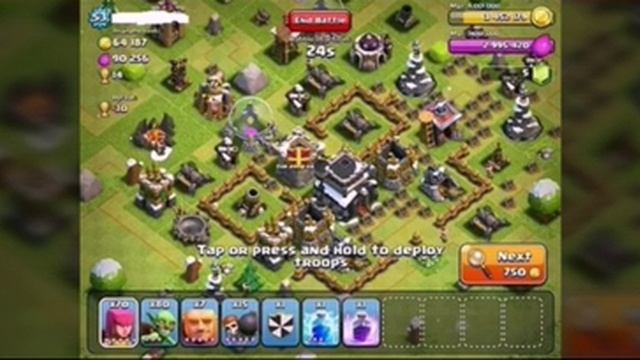 Топ 20 прикольных фотографий Clash of clans... смотреть онлайн