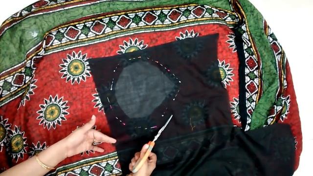 दुपट्टे से काफ्तान सिलने का आसान तरीका(हिंदी में)Kaftan Kurti From Dupatta Recycle/Reuse Old Dupatt