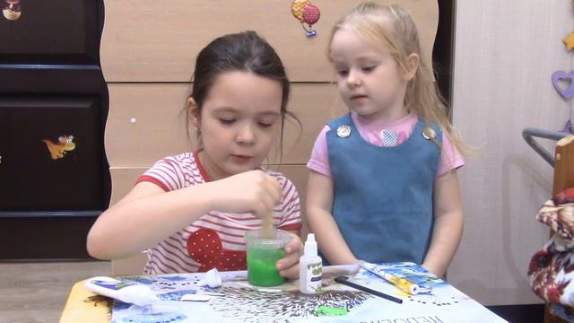 Делаем светящийся слайм смотреть онлайн