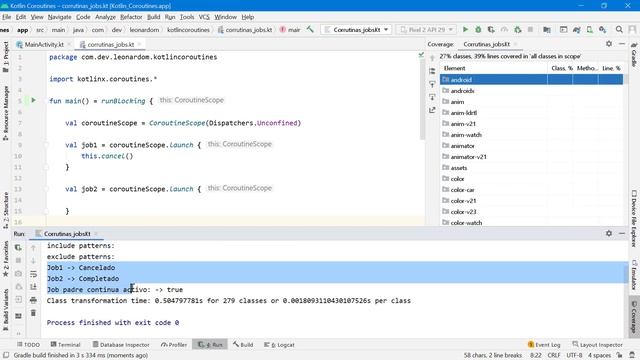 Coroutines Jobs | Kotlin Coroutines смотреть онлайн