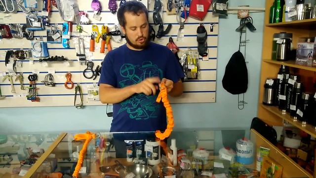 Растягивающийся строп для самостраховки бензо- и электроинструмента «Гофра-36» фирмы ТМ КРОК смотреть онлайн