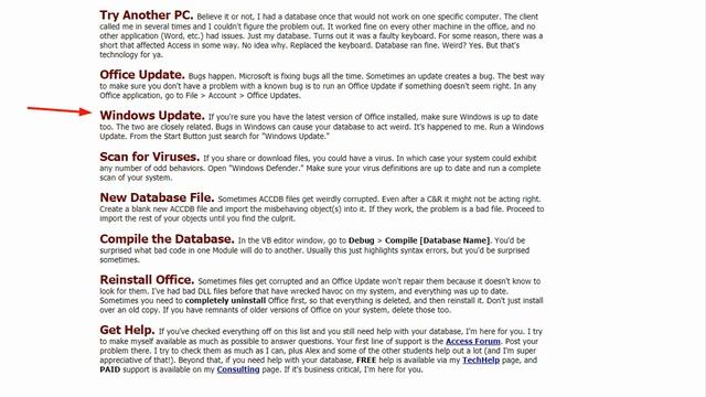 Microsoft Access Troubleshooting Checklist - Fix Errors, Problems, Workarounds, Issues, Corruption смотреть онлайн