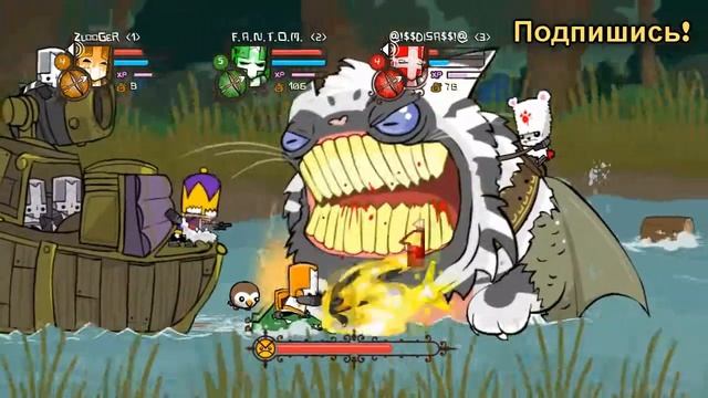 Проходя Castle Crasher - part 3!(Облезлая кошка) смотреть онлайн