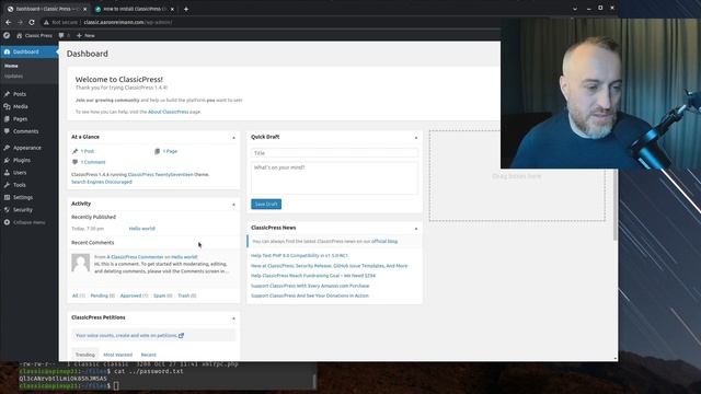 ClassicPress - Looking at a fork of WordPress 4.9 смотреть онлайн