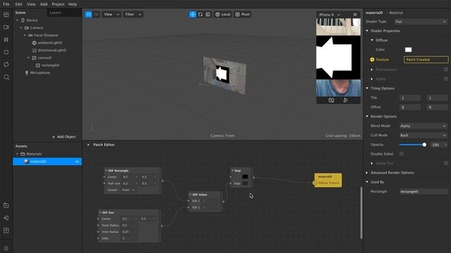 Using the SDF Union, Intersect and Difference patches - Spark AR tutorial смотреть онлайн