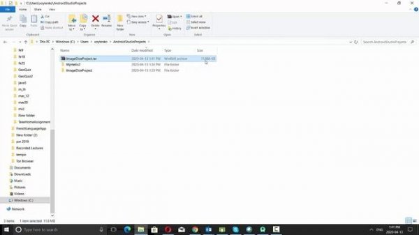 How to zip Android Project inside Android Studio